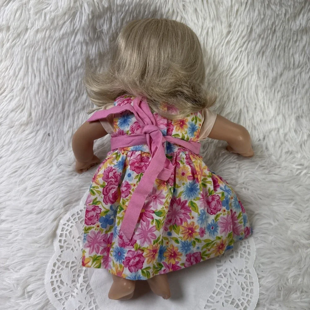 American Girl Bitty Baby Doll Blonde Hair Blue Eyes 2013 Unbranded Outfit